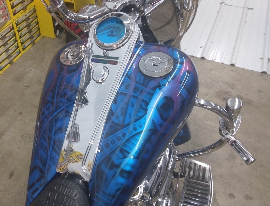 Custome Motorcycle Paint